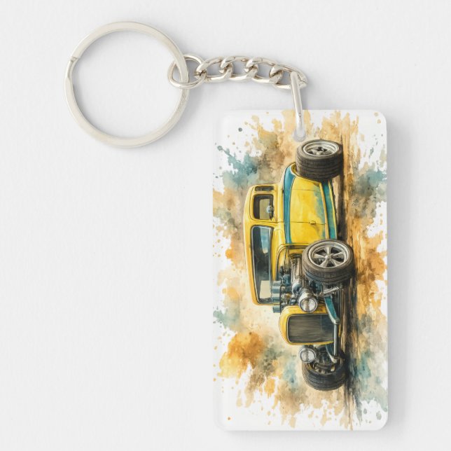 American Muscle Car Keychain (Front)