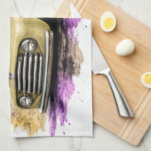 American Muscle Car Kitchen Towel