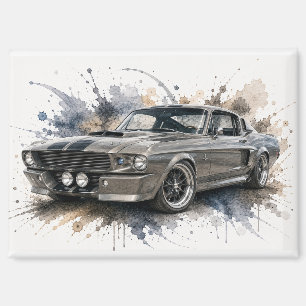 American Muscle Car Magnet