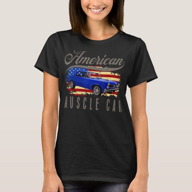 American Muscle Car Men Women Adults Teens Kids Bo T-Shirt (Front)