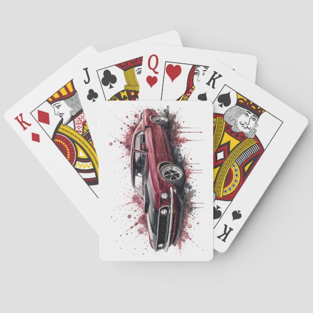 American Muscle Car Playing Cards (Back)