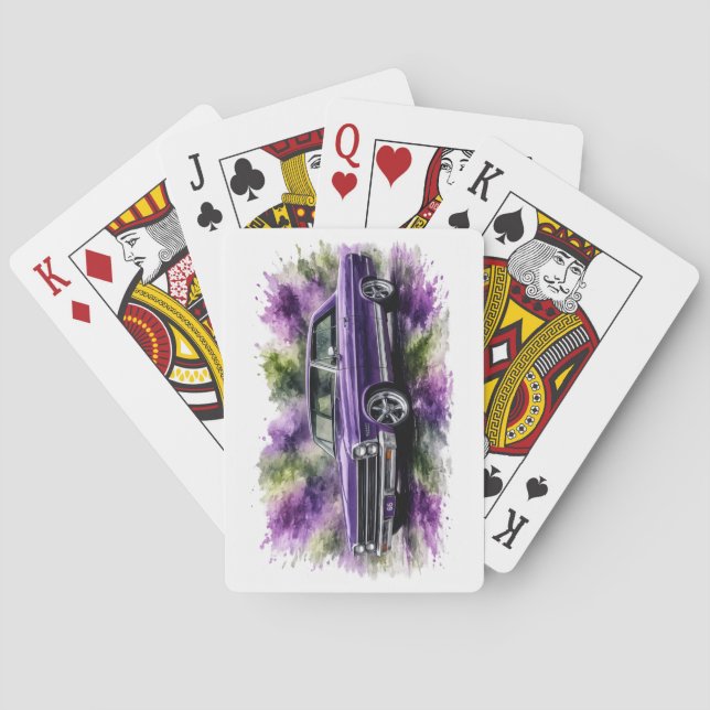 American Muscle Car Playing Cards (Back)
