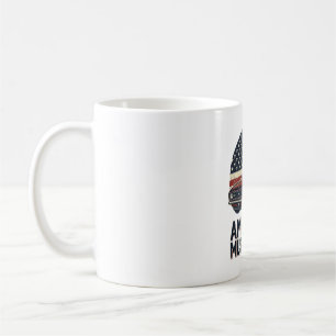 American Muscle Car Vintage Flag Shirt Design_1 Coffee Mug