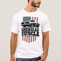 American Muscle Cars for Car Buffs T-Shirt