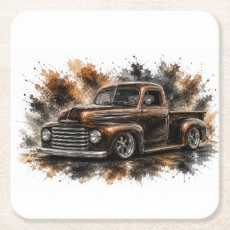 American Muscle Cars Paper Coaster