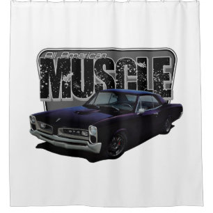 American Muscle Kicks Shower Curtain