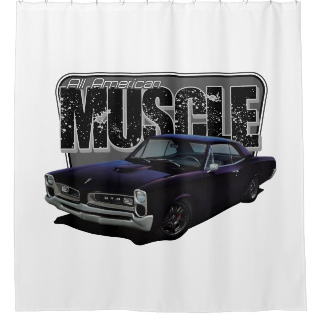 American Muscle Kicks Shower Curtain (Front)