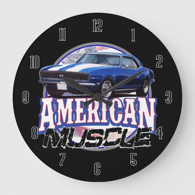 American Muscle Large Clock (Front)