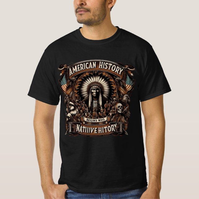 American Native History T-Shirt (Front)