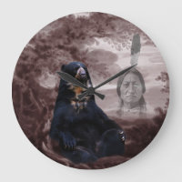 American Native Indian black bear