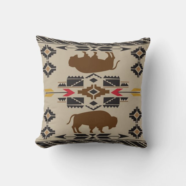 American Native Pattern Cushion (Front)