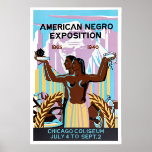 American Negro Exposition, Chicago, Illinois, 1940 Poster