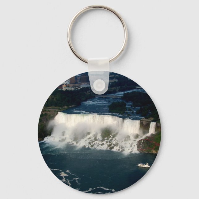 American Niagara Falls: Aerial View from Skylon Key Ring (Front)