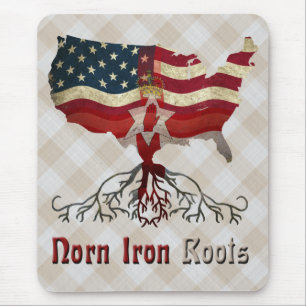 American Northern Irish Roots Mousemat