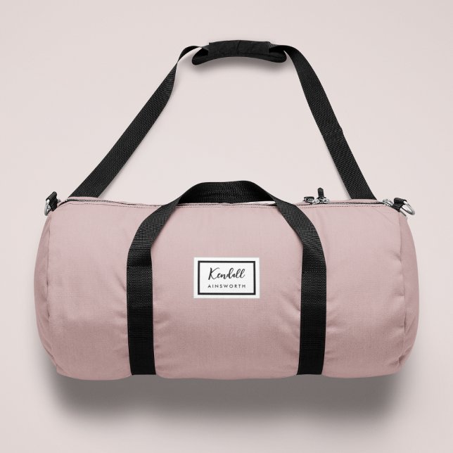 American Nostalgia Classic Simple Minimal Pink Duffle Bag (Creator Uploaded)