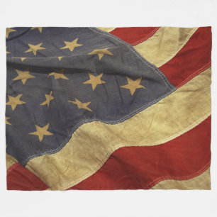 AMERICAN OLD FLAG FLEECE BLANKET