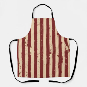 American Old Glory 4th of July Stripes Apron