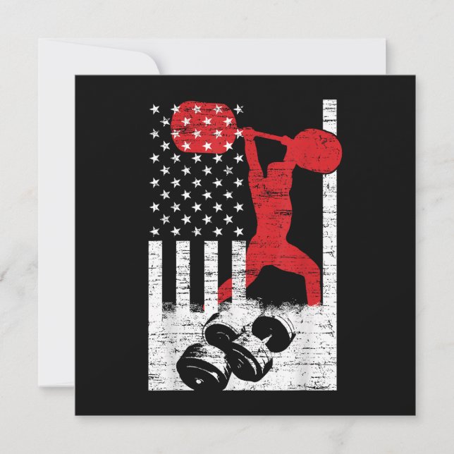 American Olympic Weightlifting Invitation (Front)