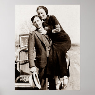 American Outlaws Bonnie & Clyde The Barrow Gang Poster