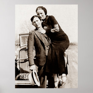 American Outlaws Bonnie & Clyde The Barrow Gang Poster