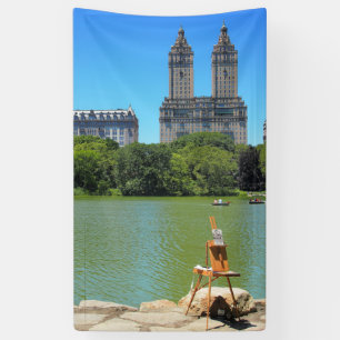 American painting banner