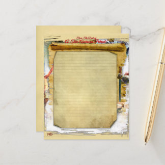 American Patriot 4.5x5.6 Stationary Paper Sheet