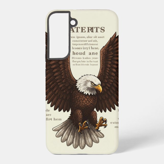 American Patriot Bald Eagle Case for Sam phon Case (Back)