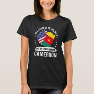 American Patriot Cameroon Flag American Cameroonia T-Shirt