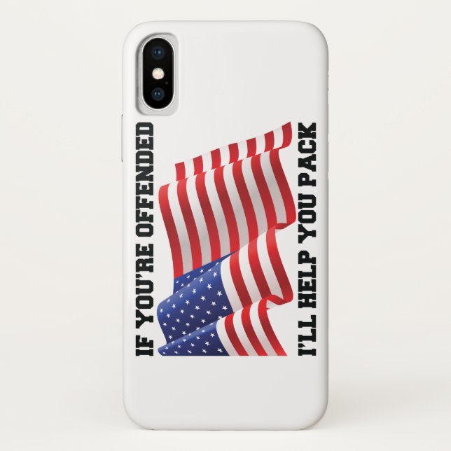 American patriot Case-Mate iPhone case (Back)