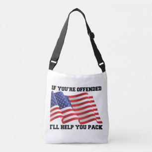 American patriot crossbody bag