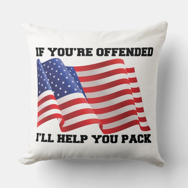 American patriot  cushion (Front)