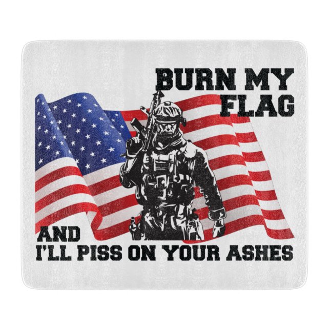 American Patriot  Cutting Board (Front)