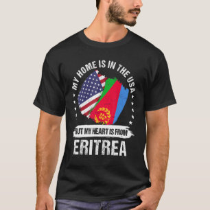 American Patriot Eritrea Flag American Eritrean Ro T-Shirt