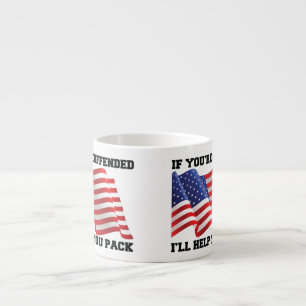 American patriot espresso cup