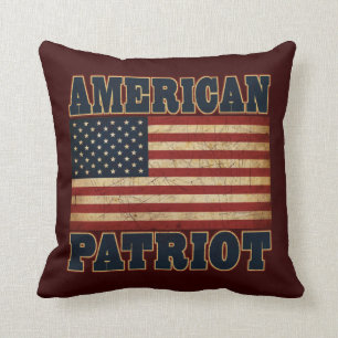 American Patriot Flag Cushion