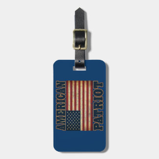 American Patriot Flag Luggage Tag