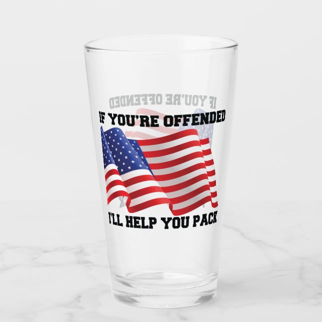 American patriot  glass (Front)