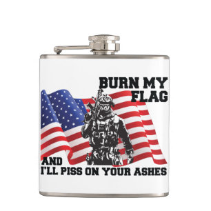 American Patriot Hip Flask