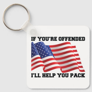 American patriot  key ring