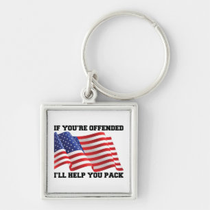 American patriot key ring