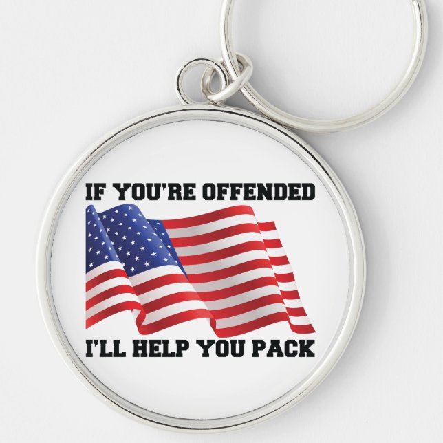 American patriot  key ring (Front)