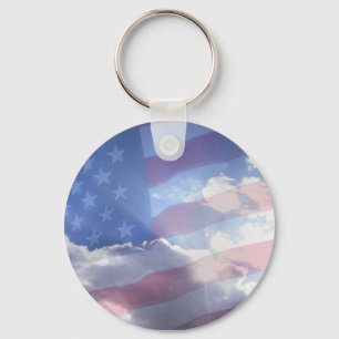 American Patriot Key Ring