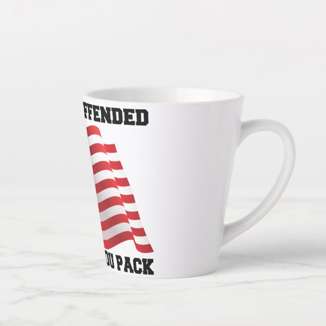 American patriot  latte mug (Right)
