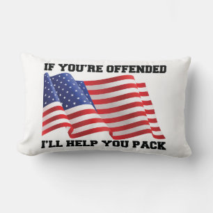 American patriot lumbar cushion