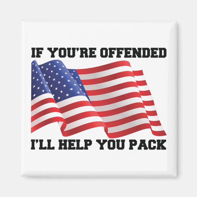American patriot  magnet (Front)