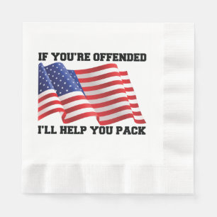 American patriot napkin