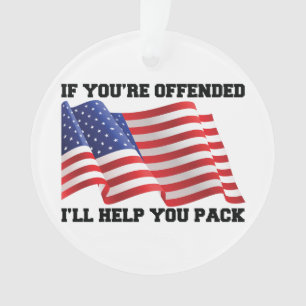 American patriot ornament
