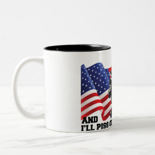 American Patriot Two-Tone Coffee Mug