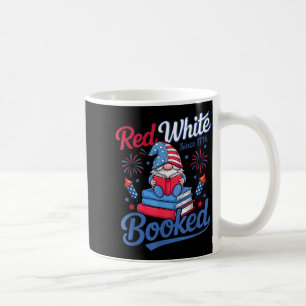 American Patriotic Booked Firework Red White Coffee Mug