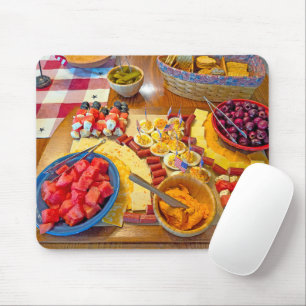 American Patriotic Charcuterie Party Board Mouse Pad
